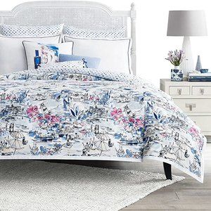 Cote D'Azur Queen/Full 3 PC Duvet Cover